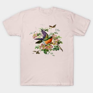 Bird in the Flowers T-Shirt